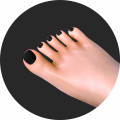 1.Black toe nail 