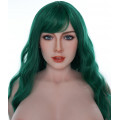 Green Long Curly 